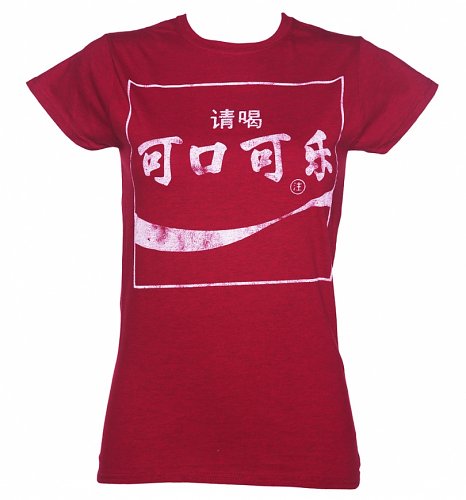 Women's Coca-Cola Chinese Logo T-Shirt Women's Coca-Cola Chinese Logo T-Shirt