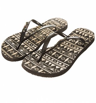 Women's Coca-Cola Tribal Print Flip Flops Women's Coca-Cola Tribal Print Flip Flops