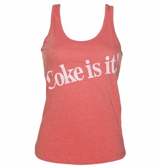 Women's Coke Is It! Heather Red Vest Women's Coke Is It! Heather Red Vest