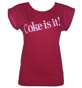 Women's Coke Is It! Rolled Sleeve Tunic T-Shirt Women's Coke Is It! Rolled Sleeve Tunic T-Shirt