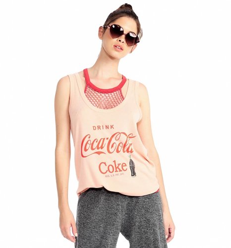 Women's Drink Coca-Cola Roadtrip Tank from Wildfox Women's Drink Coca-Cola Roadtrip Tank from Wildfox