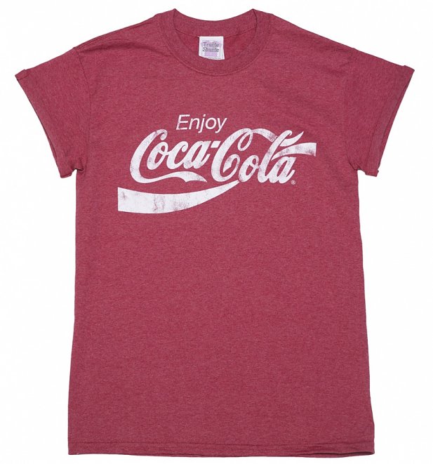 Women's Enjoy Coca-Cola Rolled Sleeve Boyfriend T-Shirt