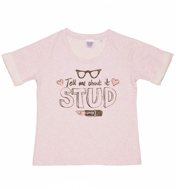 Women's Grease Tell Me About It Stud Short Sleeved Sweatshirt Women's Grease Tell Me About It Stud Short Sleeved Sweatshirt