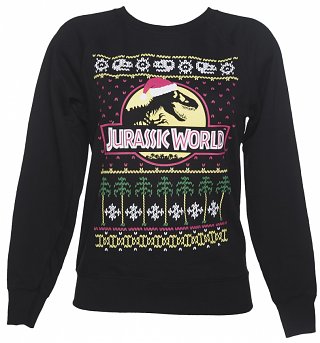 Women's Jurassic World Fair Isle Christmas Jumper Women's Jurassic World Fair Isle Christmas Jumper