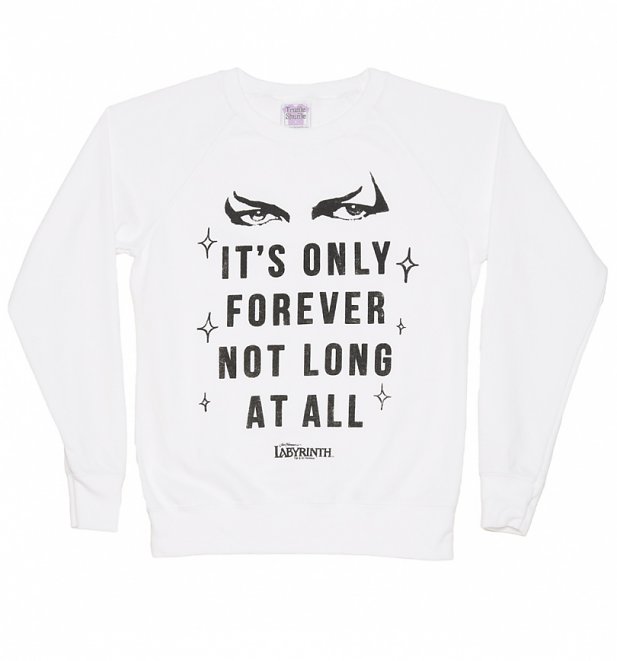 Women's Labyrinth It's Only Forever Not Long At All Sweater Women's Labyrinth It's Only Forever Not Long At All Sweater