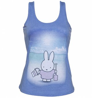 Women's Miffy At The Beach Racerback Vest Women's Miffy At The Beach Racerback Vest