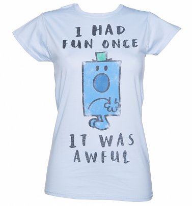 Women's Mr Grumpy I Had Fun Once T-Shirt Women's Mr Grumpy I Had Fun Once T-Shirt
