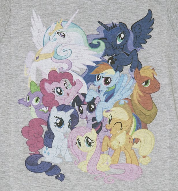 Women's My Little Pony Friendship Is Magic Burst T-Shirt Women's My Little Pony Friendship Is Magic Burst T-Shirt