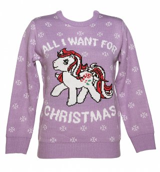 Women's My Little Pony Knitted Christmas Jumper Women's My Little Pony Knitted Christmas Jumper