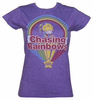 Women's Rainbow Brite Chasing Rainbows T-Shirt Women's Rainbow Brite Chasing Rainbows T-Shirt