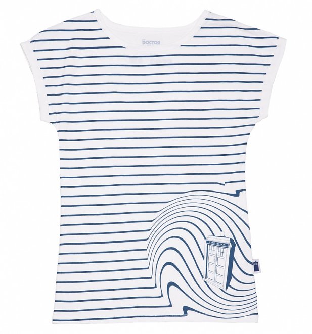 Women's TARDIS Swirl Doctor Who T-Shirt from BBC Worldwide Women's TARDIS Swirl Doctor Who T-Shirt from BBC Worldwide