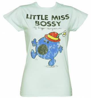 Women's Teal Little Miss Bossy T-Shirt Women's Teal Little Miss Bossy T-Shirt