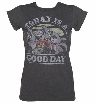 Women's The Raccoons Today Is A Good Day Boyfriend T-Shirt Women's The Raccoons Today Is A Good Day Boyfriend T-Shirt