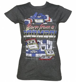Women's Transformers Born From a Boombox T-Shirt Women's Transformers Born From a Boombox T-Shirt