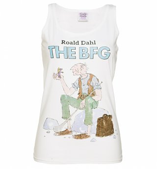 Women's White Roald Dahl The BFG Vest Women's White Roald Dahl The BFG Vest