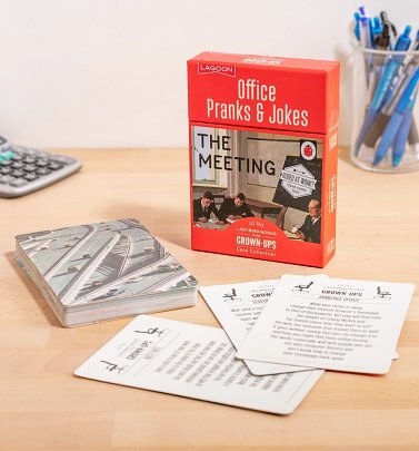 Ladybird Books For Grown Ups The Meeting Office Pranks & Jokes Card Collection Ladybird Books For Grown Ups The Meeting Office Pranks & Jokes Card Collection