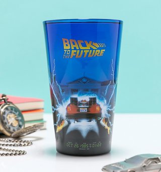 Large Back To The Future Glass