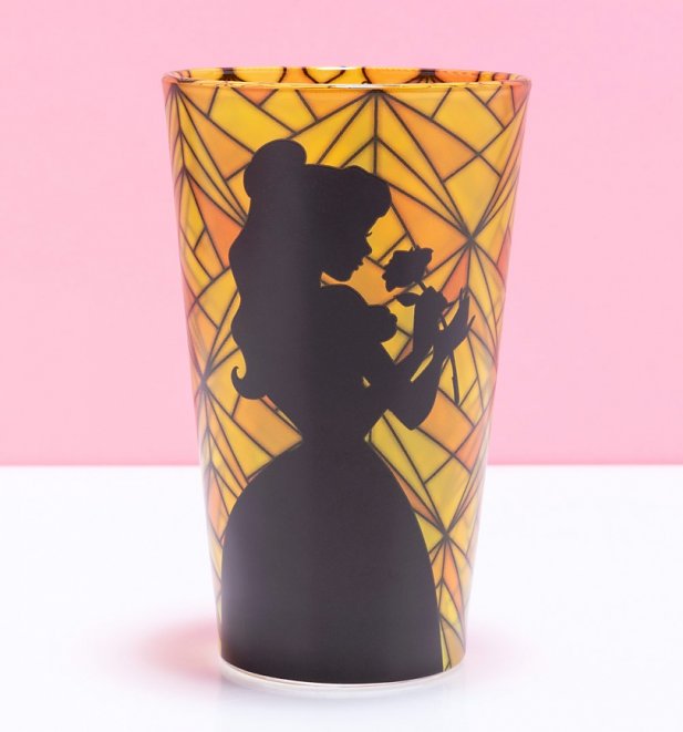 Large Disney Stained Glass Beauty and the Beast Glass