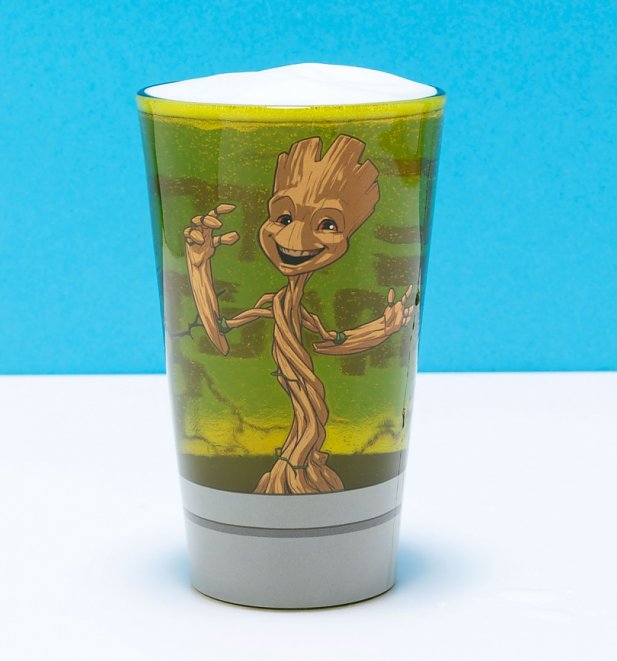Large Marvel Comics I Am Groot Glass Large Marvel Comics I Am Groot Glass