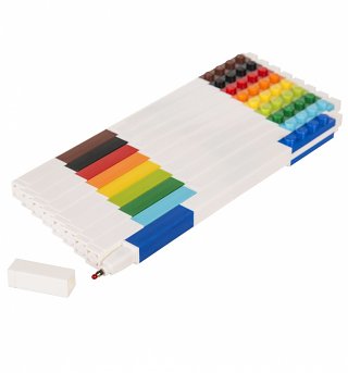LEGO Set Of 9 Multicolour Gel Pens LEGO Set Of 9 Multicolour Gel Pens