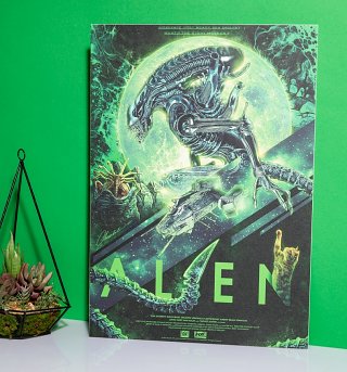 Limited Edition Alien Art Print Limited Edition Alien Art Print