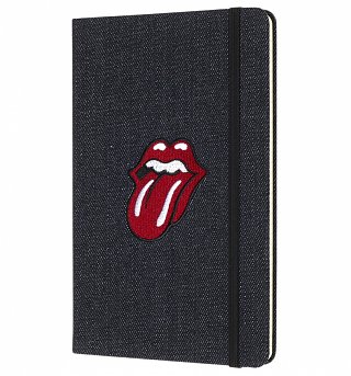 Limited Edition The Rolling Stones Denim Ruled Notebook from Moleskine Limited Edition The Rolling Stones Denim Ruled Notebook from Moleskine