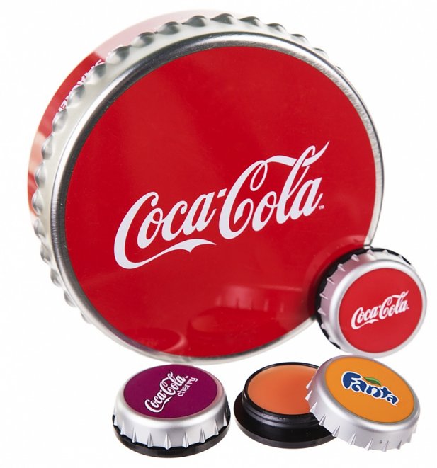 Lip Smacker Cap Tin - Coca Cola, Fanta, Cherry coke Lip Smacker Cap Tin - Coca Cola, Fanta, Cherry coke