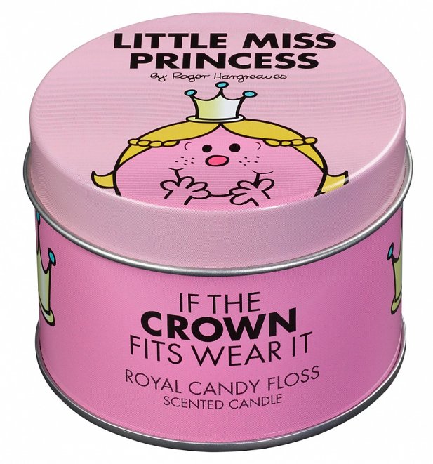 Little Miss Princess Candy Floss Scented Candle In Tin Little Miss Princess Candy Floss Scented Candle In Tin