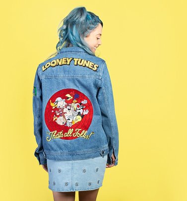 Looney Tunes Denim Jacket from Cakeworthy Looney Tunes Denim Jacket from Cakeworthy
