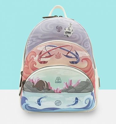 Loungefly Avatar 4 Elements Mini Backpack Loungefly Avatar 4 Elements Mini Backpack