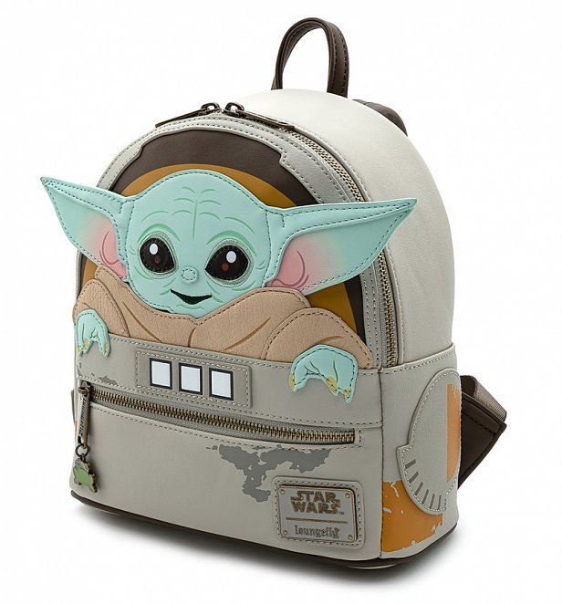 Loungefly Baby Yoda Star Wars The Mandalorian The Child Cradle Mini Backpack