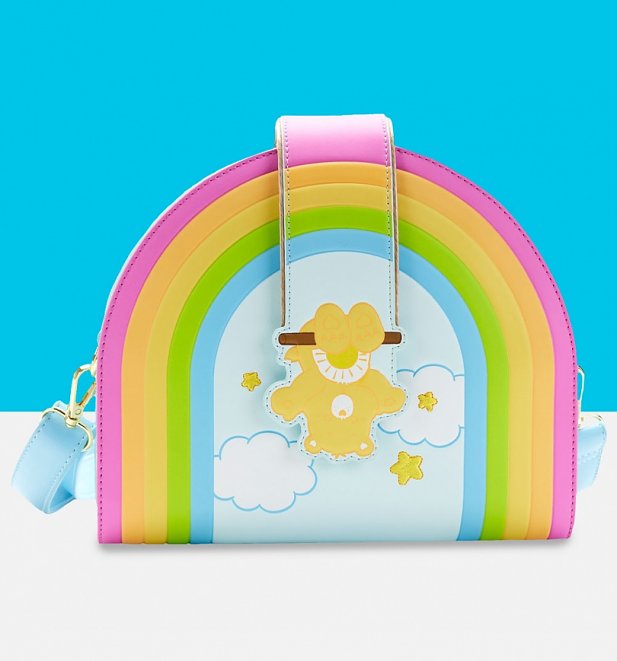 Loungefly Care Bears Rainbow Swing Crossbody Bag