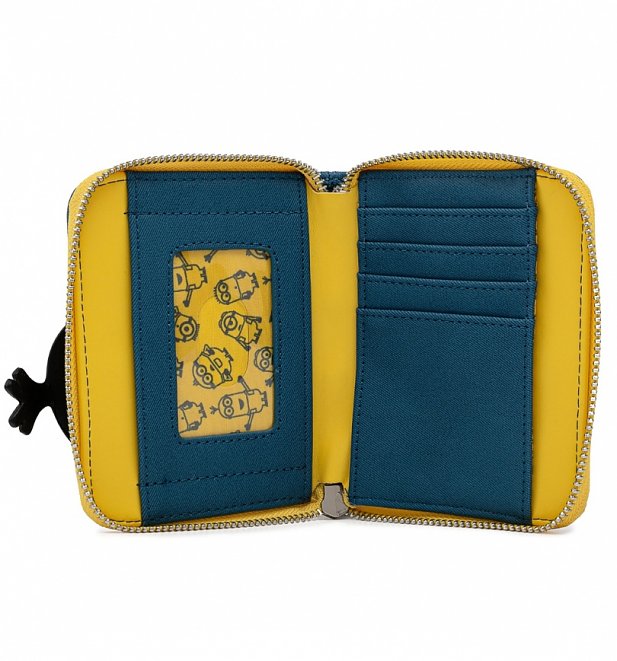 Loungefly Despicable Me Minions Triple Minion Bello Zip Around Wallet