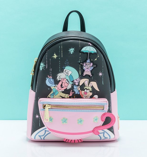 Loungefly Disney Alice In Wonderland A Very Merry Un-Birthday To You Mini Backpack