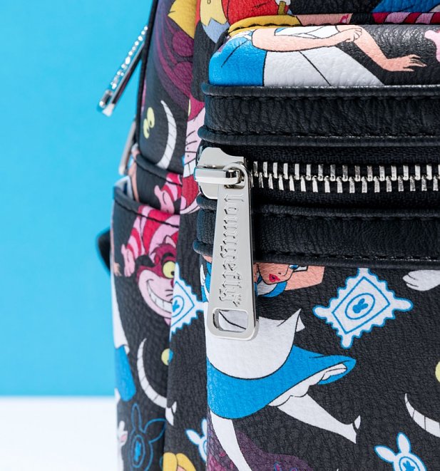 disney alice in wonderland floral mini backpack