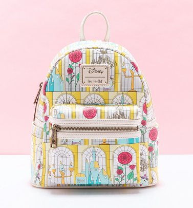 Loungefly Disney Beauty and the Beast Scene Mini Backpack