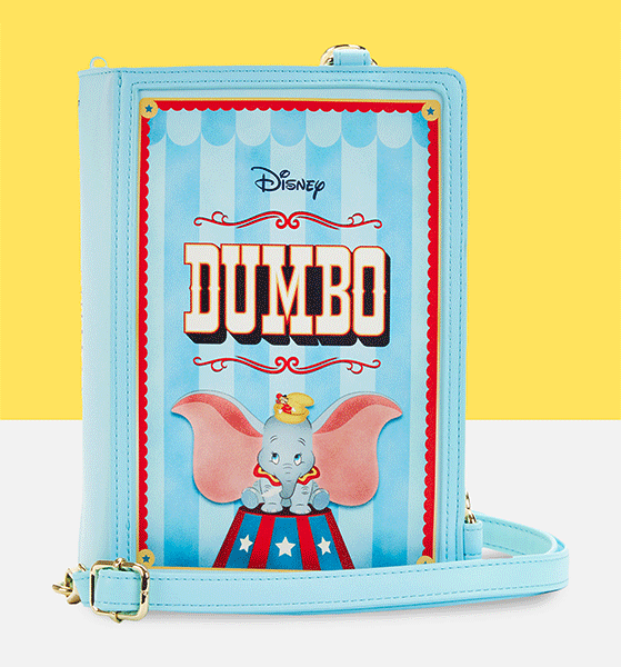 Loungefly Disney Dumbo Book Series Convertible Crossbody Bag