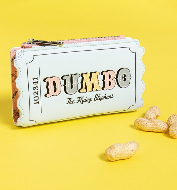 Loungefly Disney Dumbo Circus Ticket Flap Wallet Loungefly Disney Dumbo Circus Ticket Flap Wallet