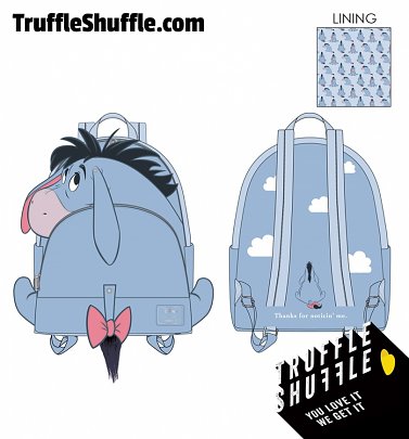 Loungefly Disney Eeyore Cosplay Mini Backpack Loungefly Disney Eeyore Cosplay Mini Backpack