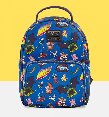 Loungefly Disney Fantasia Characters All Over Print Mini Backpack