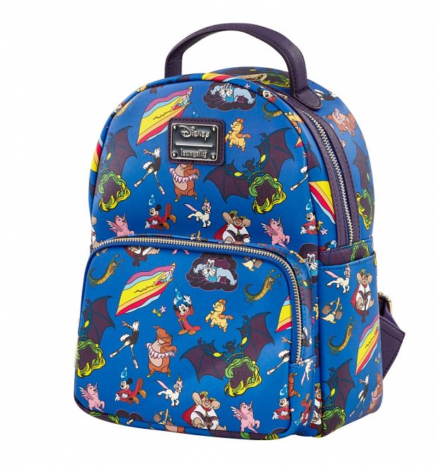 Loungefly Disney Fantasia Characters All Over Print Mini Backpack