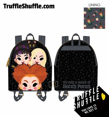Loungefly Disney Hocus Pocus Sanderson Sisters Mini Backpack Loungefly Disney Hocus Pocus Sanderson Sisters Mini Backpack