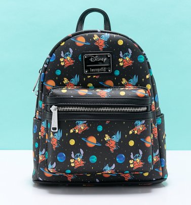 Loungefly Disney Lilo And Stitch Stitch In Space All Over Print Mini Backpack Loungefly Disney Lilo And Stitch Stitch In Space All Over Print Mini Backpack