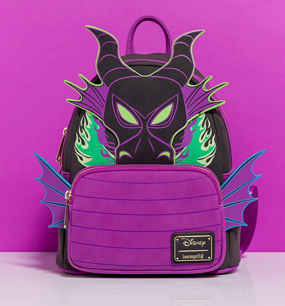Loungefly Disney Maleficent Dragon Cosplay Mini Backpack
