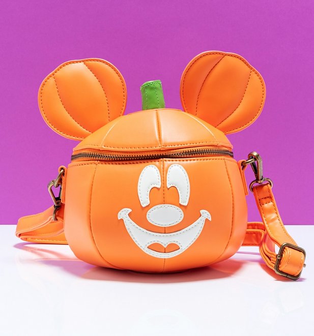 Loungefly Disney Mick O Lantern Halloween Pumpkin Crossbody Bag Loungefly Disney Mick O Lantern Halloween Pumpkin Crossbody Bag