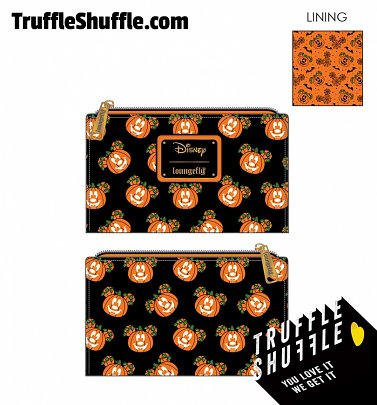 Loungefly Disney Mick-O-Lantern Flap Wallet Loungefly Disney Mick-O-Lantern Flap Wallet