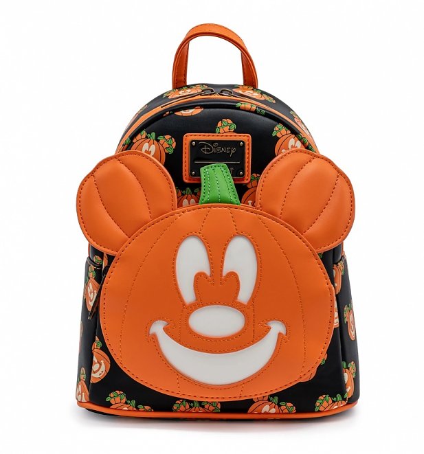 Loungefly Disney Mick-O-Lantern Mini Backpack Loungefly Disney Mick-O-Lantern Mini Backpack