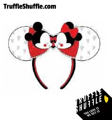 Loungefly Disney Mickey And Minnie Mouse Love Ears Headband Loungefly Disney Mickey And Minnie Mouse Love Ears Headband