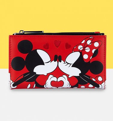 Loungefly Disney Mickey And Minnie Love Flap Wallet