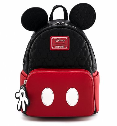 Loungefly Disney Mickey Mouse Quilted Oh Boy Mini Backpack Loungefly Disney Mickey Mouse Quilted Oh Boy Mini Backpack
